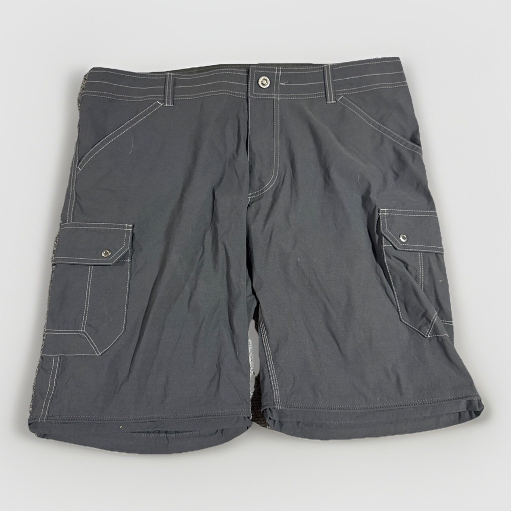 Kuhl‎ Renegade Shorts Men's 38x34 Black Cargo Hiking Climbing Camping